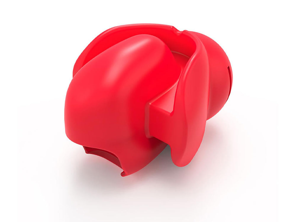 Kutocesy Ball Gag Silicone Soft Mouth Sex Balls with Adjustable Bondage Strap Ballgag for SM Adult Fetish Restraint Kit (Red)