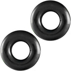 Ignite Thick Power Stretch Donuts Rings, Black