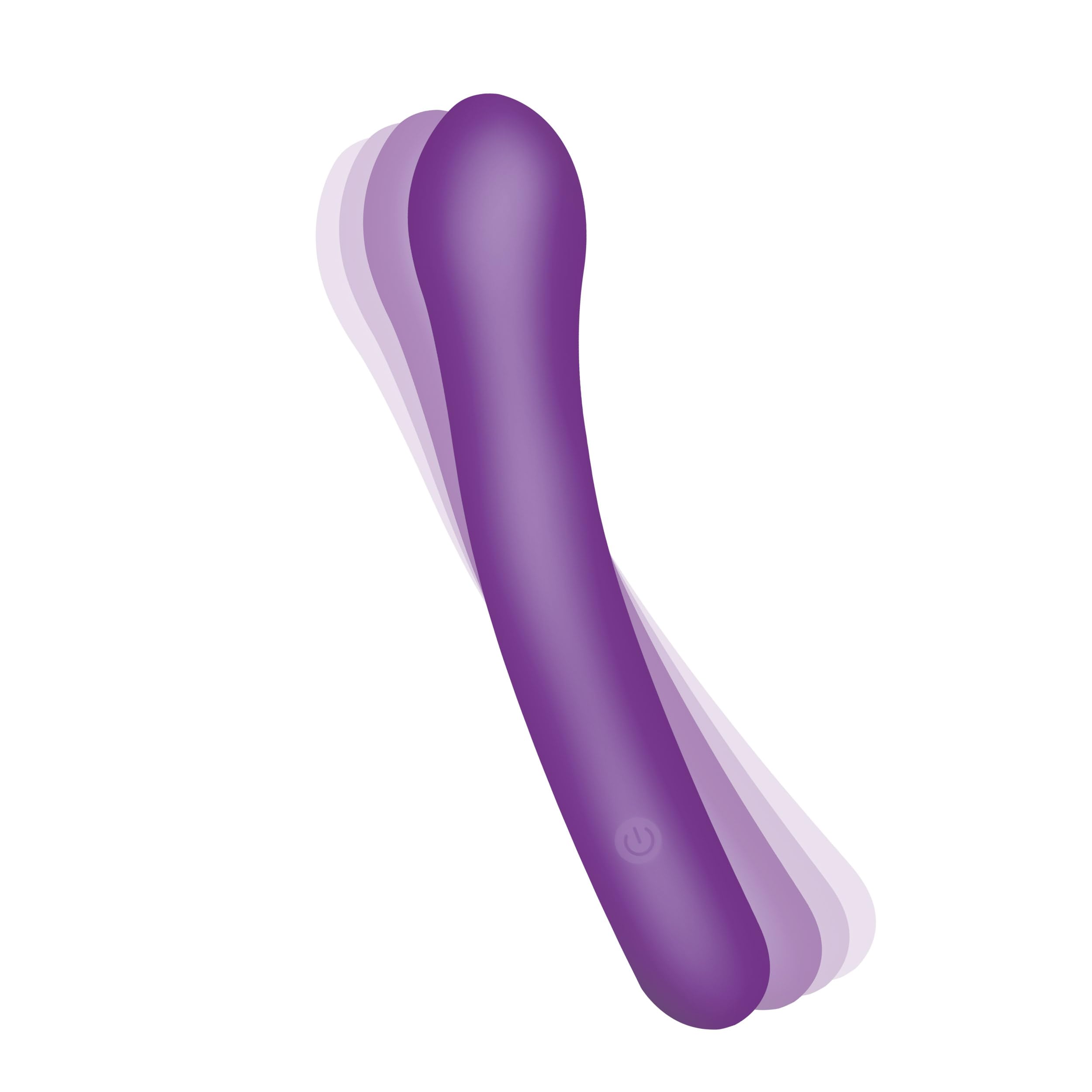 BANG! G-Spot Flexible Sili Vibrator Purp