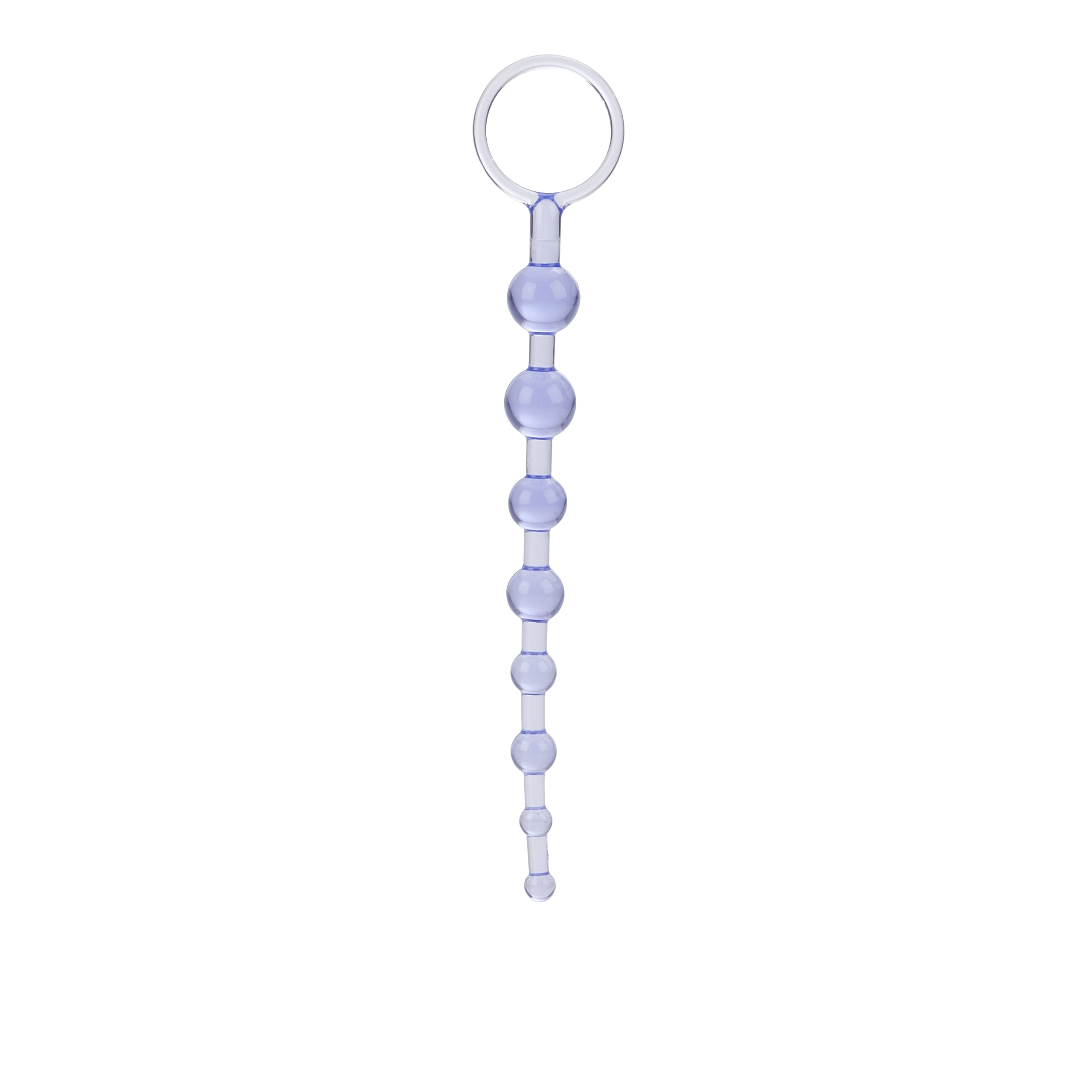Calexotics First Time Love Beads, Butt Plug With Retrieval Ring And Graduated Anal Beads - Purple Se-0004-32-2