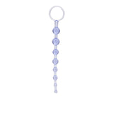 Calexotics First Time Love Beads, Butt Plug With Retrieval Ring And Graduated Anal Beads - Purple Se-0004-32-2
