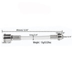 Flat Chastity Lock Accessories Stainless Steel Catheter Urethral Sound Sex Toys Long Silicone Hose Transparent Catheter Horse Ey
