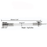 Flat Chastity Lock Accessories Stainless Steel Catheter Urethral Sound Sex Toys Long Silicone Hose Transparent Catheter Horse Ey