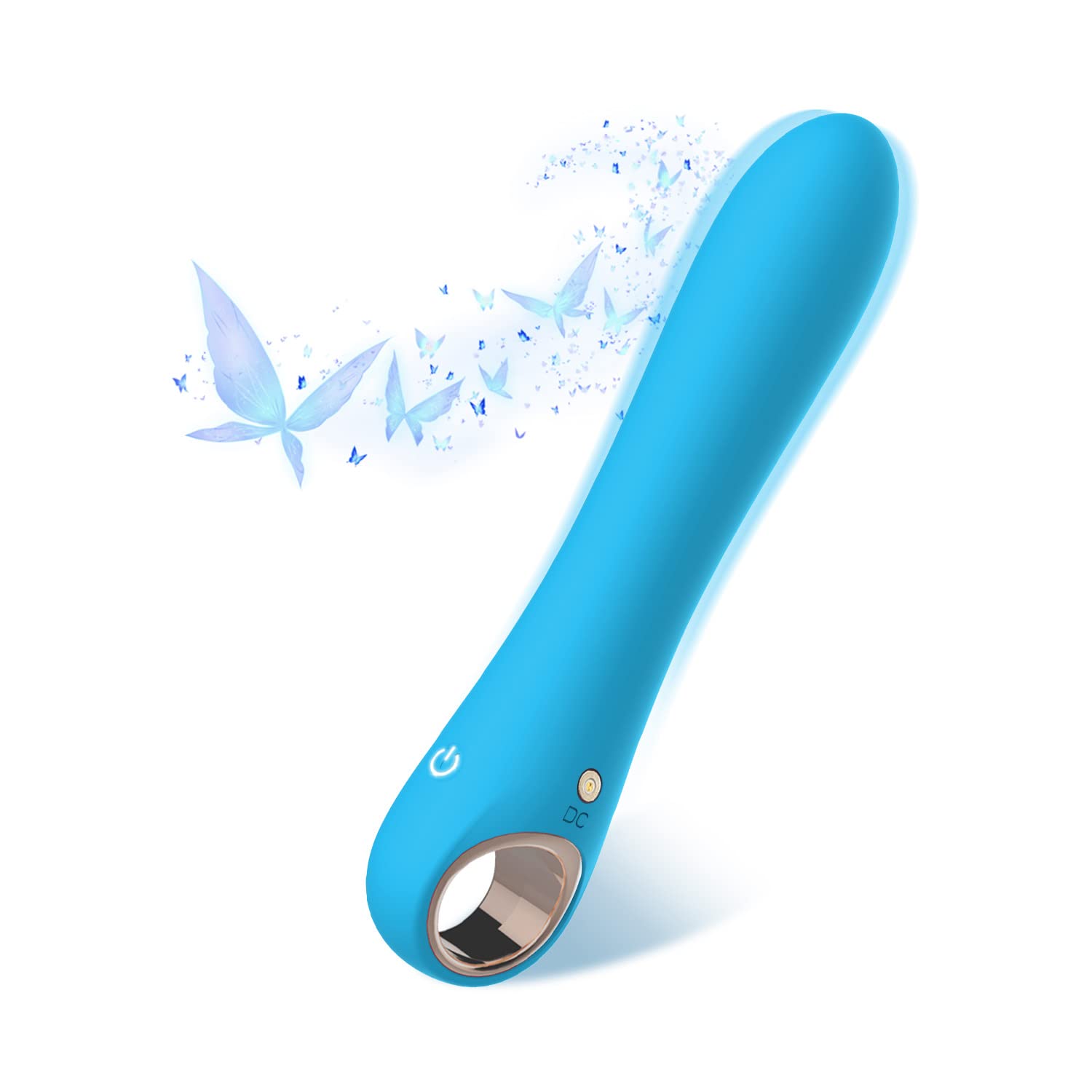 G Spot Vibrator Dildo, Tuitionua Realistic Silicone Dildos with 10 Vibration Modes, Soft Bendable Clitoral Vibrators, Vibrating