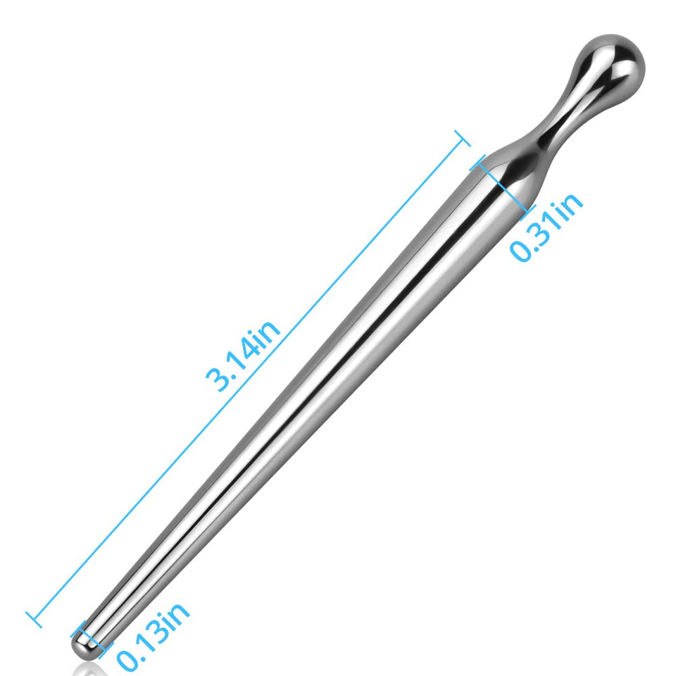 Stainless Steel Urinary Plug Sex Toys Smooth Solid Urethral Sounding Plug Penis Stretcher Toy Stimulate Urethral Dilator Urethra