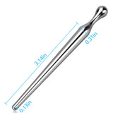 Stainless Steel Urinary Plug Sex Toys Smooth Solid Urethral Sounding Plug Penis Stretcher Toy Stimulate Urethral Dilator Urethra