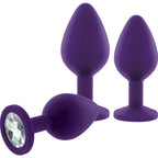 Rianne S 3-Piece Booty Plug Set Purple