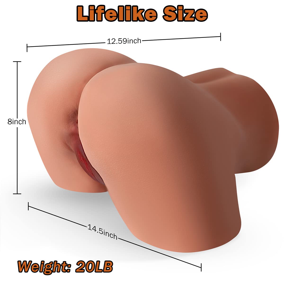 Sex Doll Life Size Sex Doll for Men Sex Dolls Full Size Sex Doll Torso Male Masturbator Stroker Realistic Sex Doll Big Butt Pock