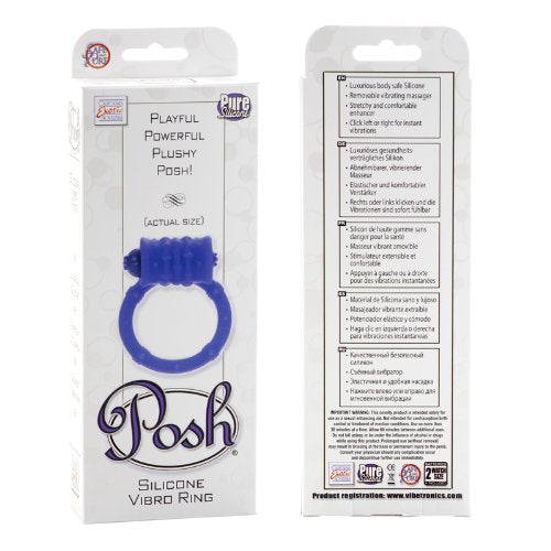California Exotic Novelties Posh Silicone Vibro Ring - Purple