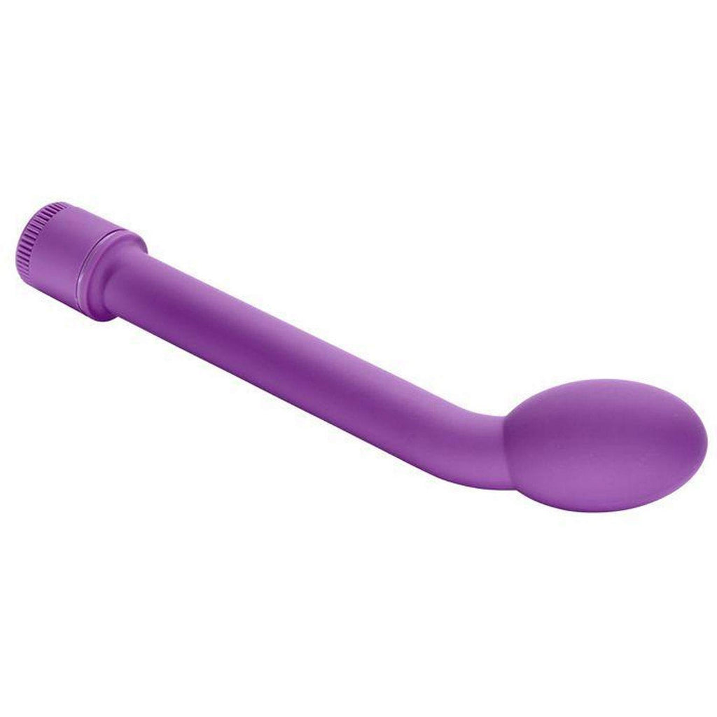 Cloud 9 Novelties Smooth Powerful G Spot Angled Tip Vibrator Massager With Smooth Coating, Purple, 0.3 Pound