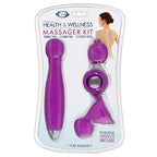 Cloud 9 Novelties 9 Function Rechargeable Silicone Mini Wand Massager Kit