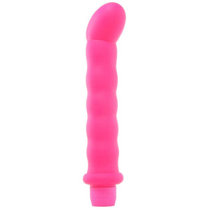 (D) NEON RIBBED G SPOT PINK
