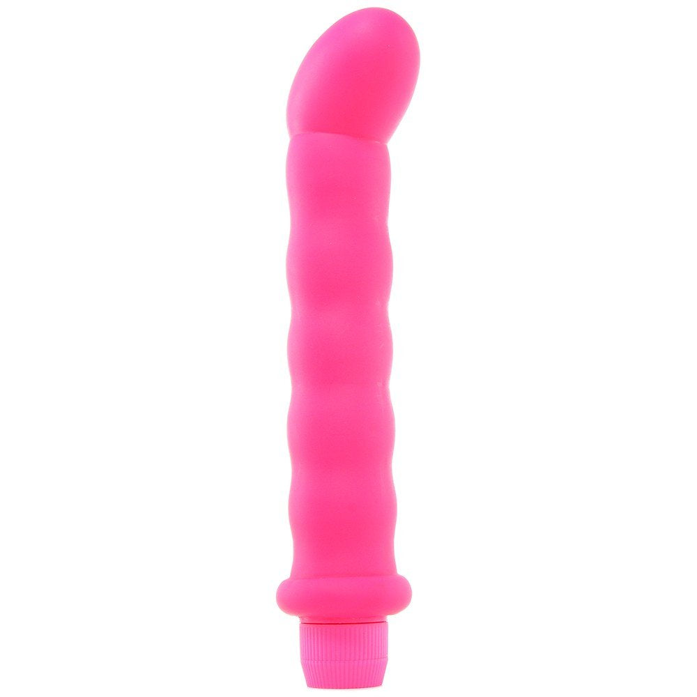 (D) NEON RIBBED G SPOT PINK