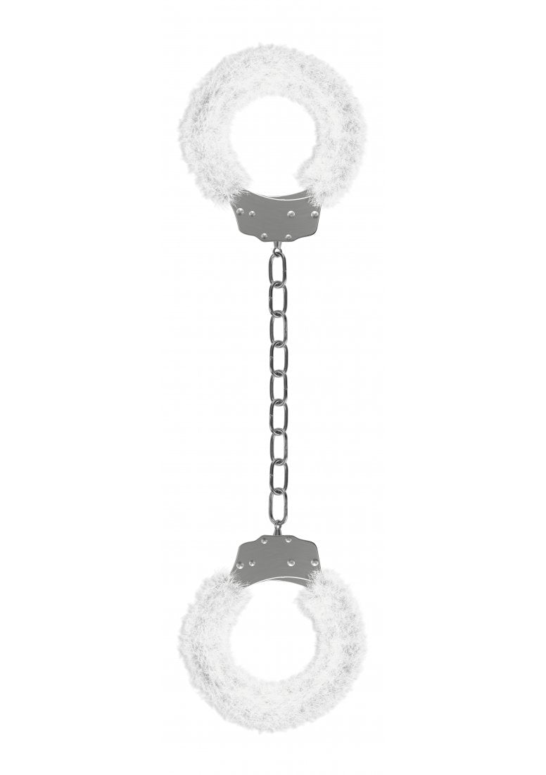 Ouch Beginners Legcuffs Furry  White