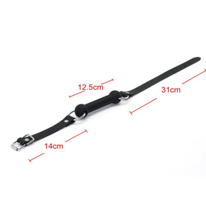 SMspade Sex Mouth Gag Bit Dog Bone (Black)