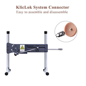 Hismith Hyper Realistic Silicone Dildo with KlicLok System for Hismith Premium Sex Machine, Erected Penis with Vivid Veins, 7.2'