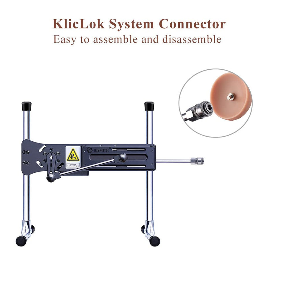 Hismith Hyper Realistic Silicone Dildo with KlicLok System for Hismith Premium Sex Machine, Erected Penis with Vivid Veins, 7.2'