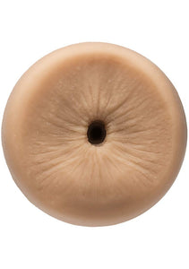 Doc Johnson Man Squeeze - Stud - Squeeze Plate For Precise Pressure - Twist End Cap To Control Suction - Discreet Premium Stroker - Male Masturbator, Ass, Vanilla