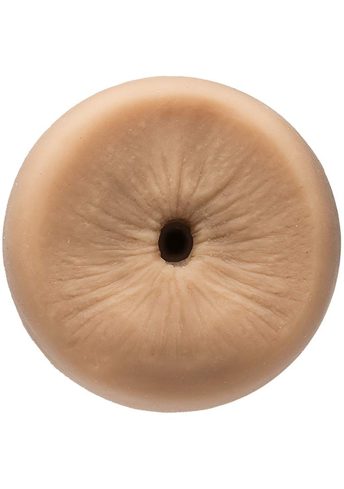 Doc Johnson Man Squeeze - Stud - Squeeze Plate For Precise Pressure - Twist End Cap To Control Suction - Discreet Premium Stroker - Male Masturbator, Ass, Vanilla