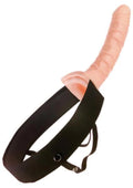 Pipedream Fetish Fantasy Series Hollow Strap-On, Flesh, 10 Inch