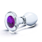Glas 3.5" Bling Bling Glass Butt Plug