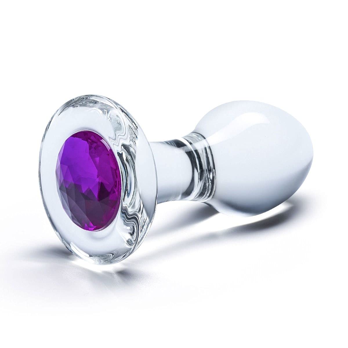 Glas 3.5" Bling Bling Glass Butt Plug