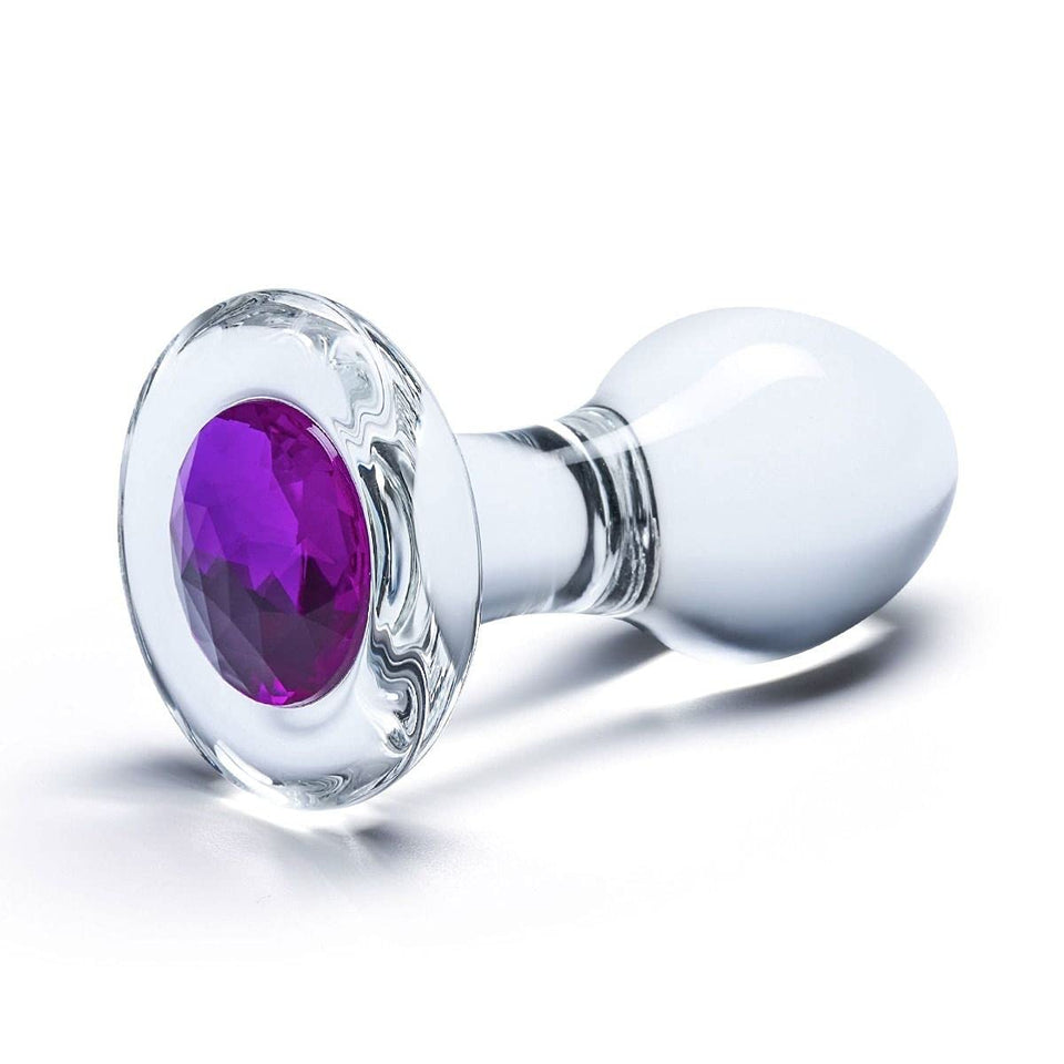 Glas 3.5&quot; Bling Bling Glass Butt Plug