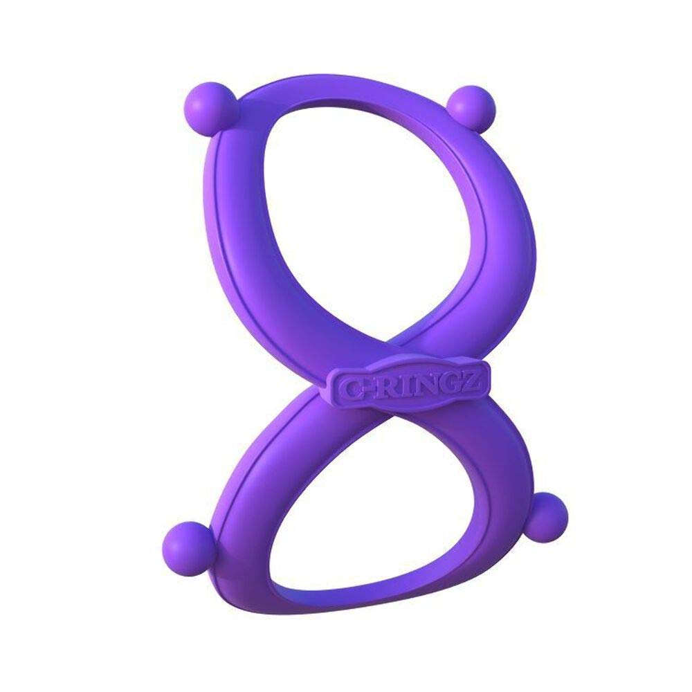 Pipedream Fantasy C-Ringz Infinity Ring Dildo, Purple, 1 Pound