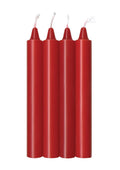 Icon Brands - The 9s, Make Me Melt Sensual Warm-Drip Candles, 4 Pack, Red Hot