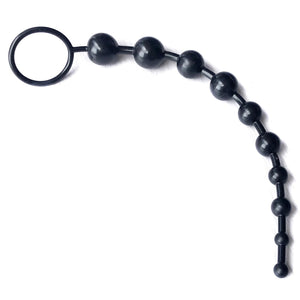 10 Balls Anal Beads Butt Plug, Soft Adult Sex Toys, Anal Sex Toy Waterproof Plug for Adult Sex Games, Men, Women and Couples