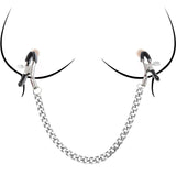 Powerful Nipple Sucker Nipple Chain Clamps Set Nipple Sucking Stimulator with Adjustable Metal Breast Clamps Nipple Clips for Co
