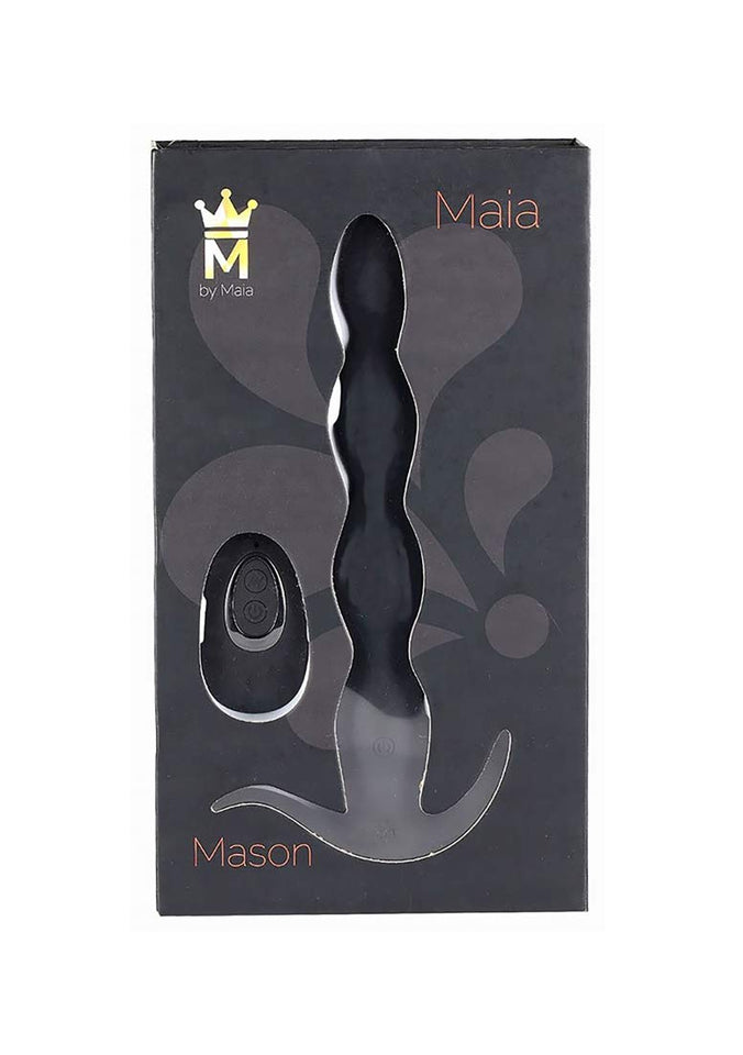 Mason Rechargeable Silicone Remote Control Anal Plug