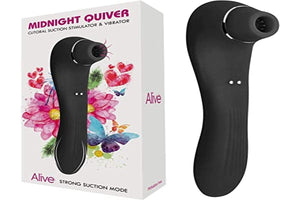 Alive Midnight Quiver Suction Vibrator