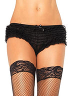 Micromesh Lace Ruffle Tanga Short