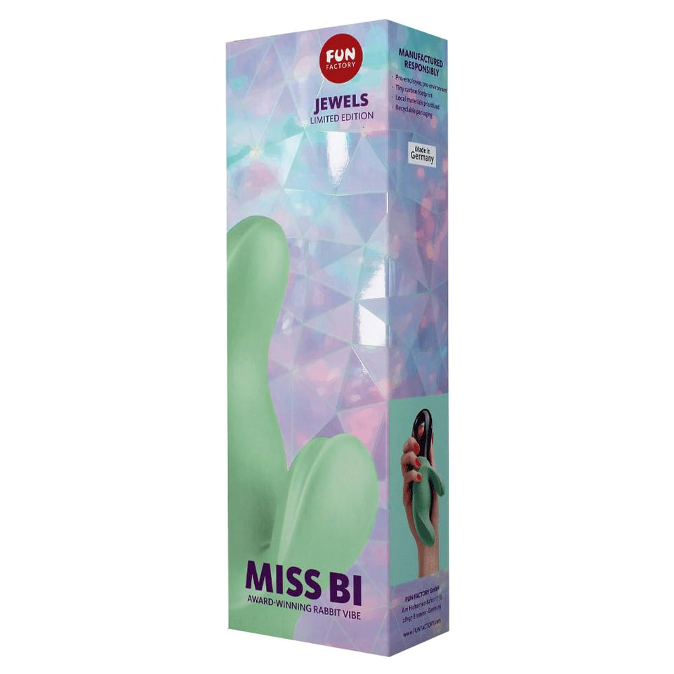 FUN FACTORY Adult Toys | G5 Series Silicone Dildo Rechargeable Vibrator | Luxury Sex Toys for Women and Sex Toys for Men (Miss B