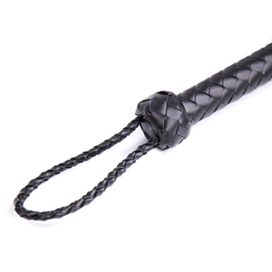 Premium Purple Leather Flogger for Couples - Deluxe BDSM Whip for Sensual Play, Erotic Exploration & Fetish Adventures - Adjusta