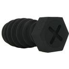 Tom Of Finland Screw U Anal Plug, Black, (Tf1372)