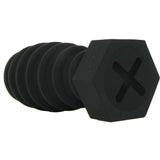 Tom Of Finland Screw U Anal Plug, Black, (Tf1372)