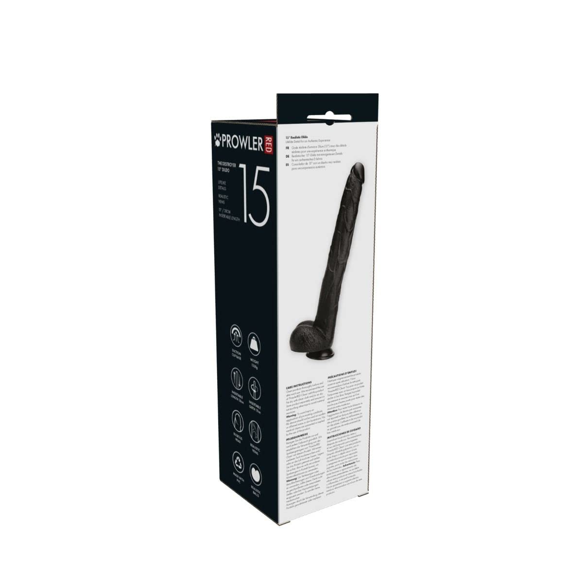 Prowler Red The Destroyer 15In Dildo Blk