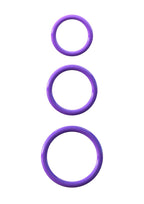 Pipedream Fantasy Cringz Silicone 3 Piece Stamina Set  Purple  1 Pound