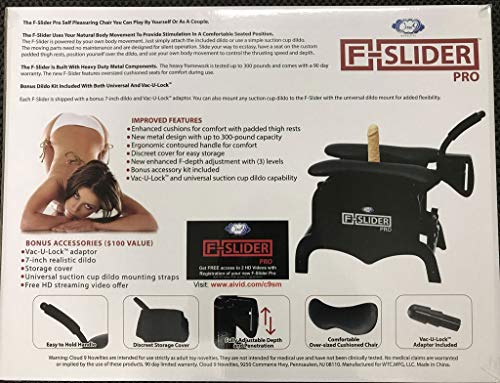 Cloud 9 Novelties F-Slider Pro Self Pleasuring Sliding Sex Chair