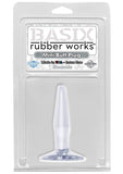 Basix Rubber Works 4-Inch Mini Butt Plug Purple