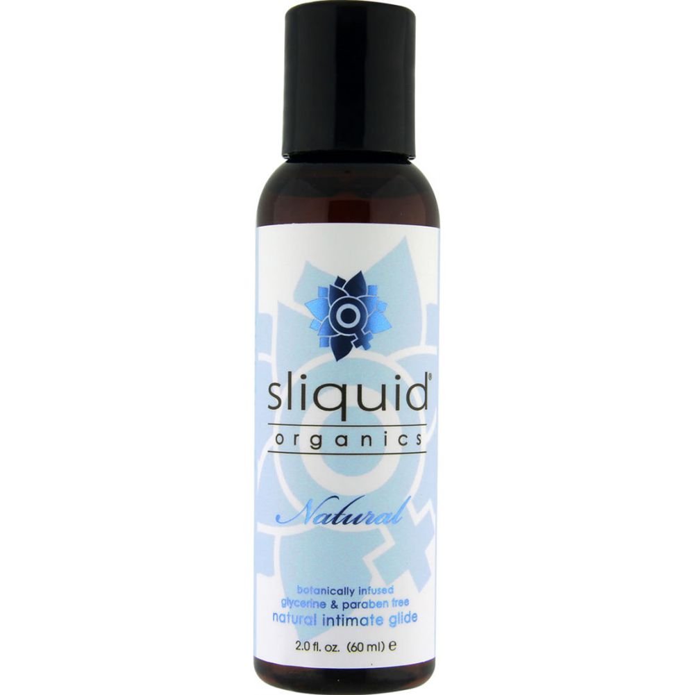 Sliquid Lubricants Organics Natural Intimate Glide, White, 2 Fluid Ounce