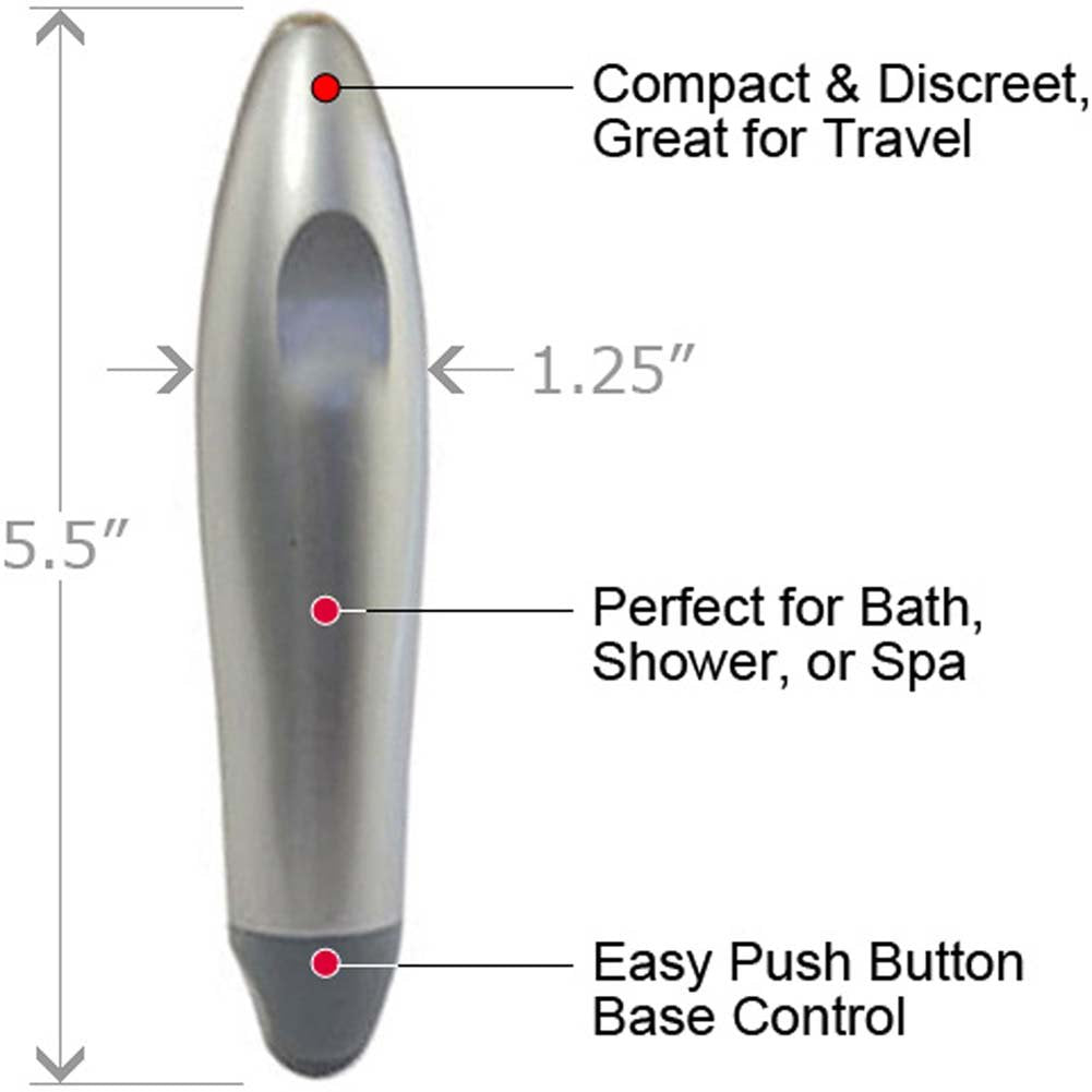 Novelties By Nasswalk Twilite 3-Speed Massager, Silver