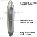 Novelties By Nasswalk Twilite 3-Speed Massager, Silver