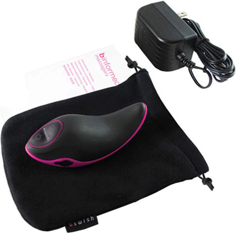 B Swish Bcurious Premium Sexual Stimulator, Black-Magenta
