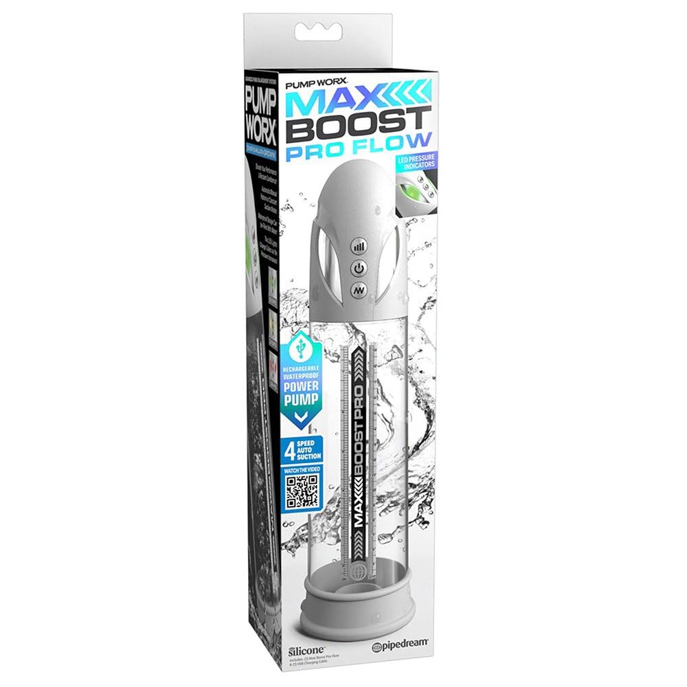 Max Boost Pro Flow - White/Clear