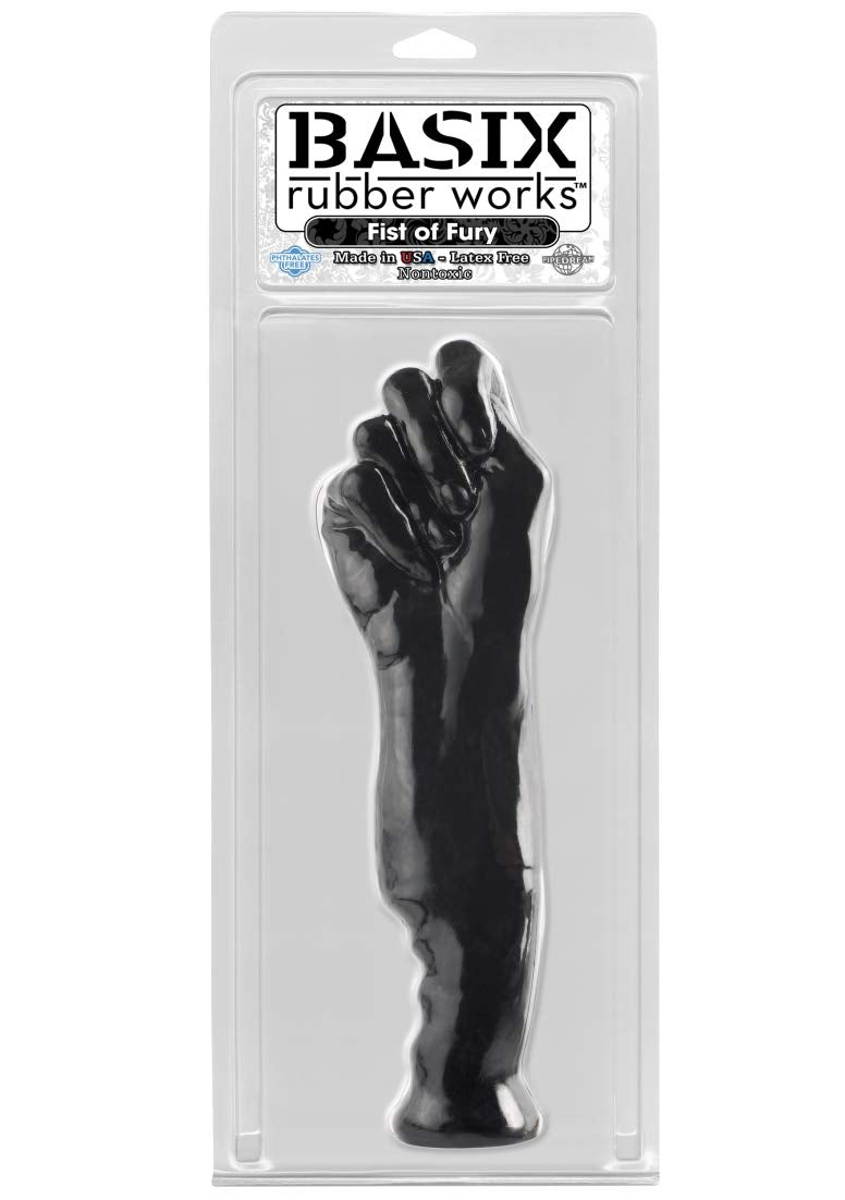 Pipedream Basix Rubber Works Fist Of Fury Black