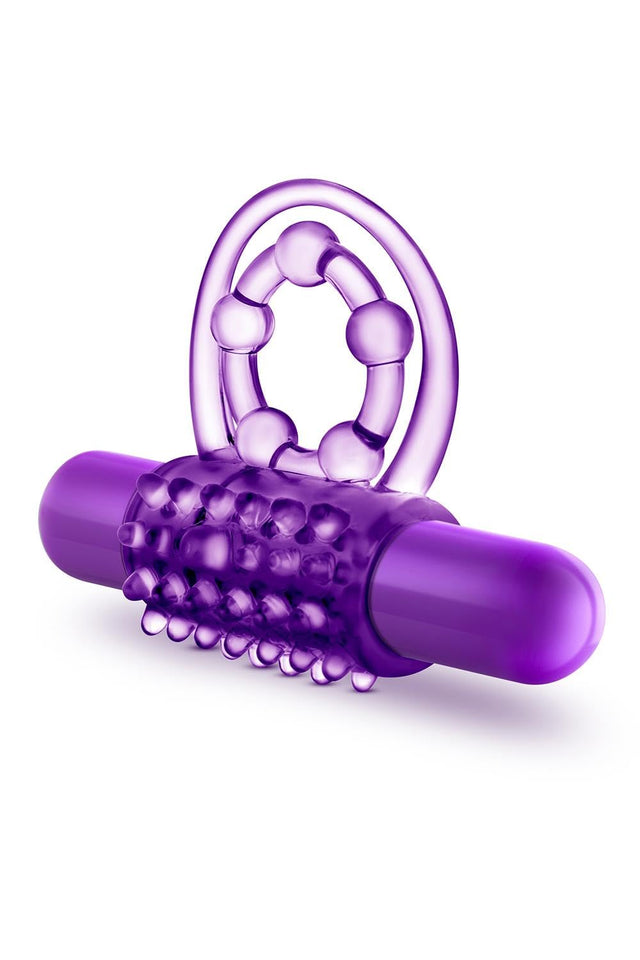 Blush 65159: Play With Me - Player Vibrating Double Strap Purple