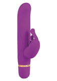 California Exotics Entice Lillian Rabbit Style Silicone Vibe, Raspberry